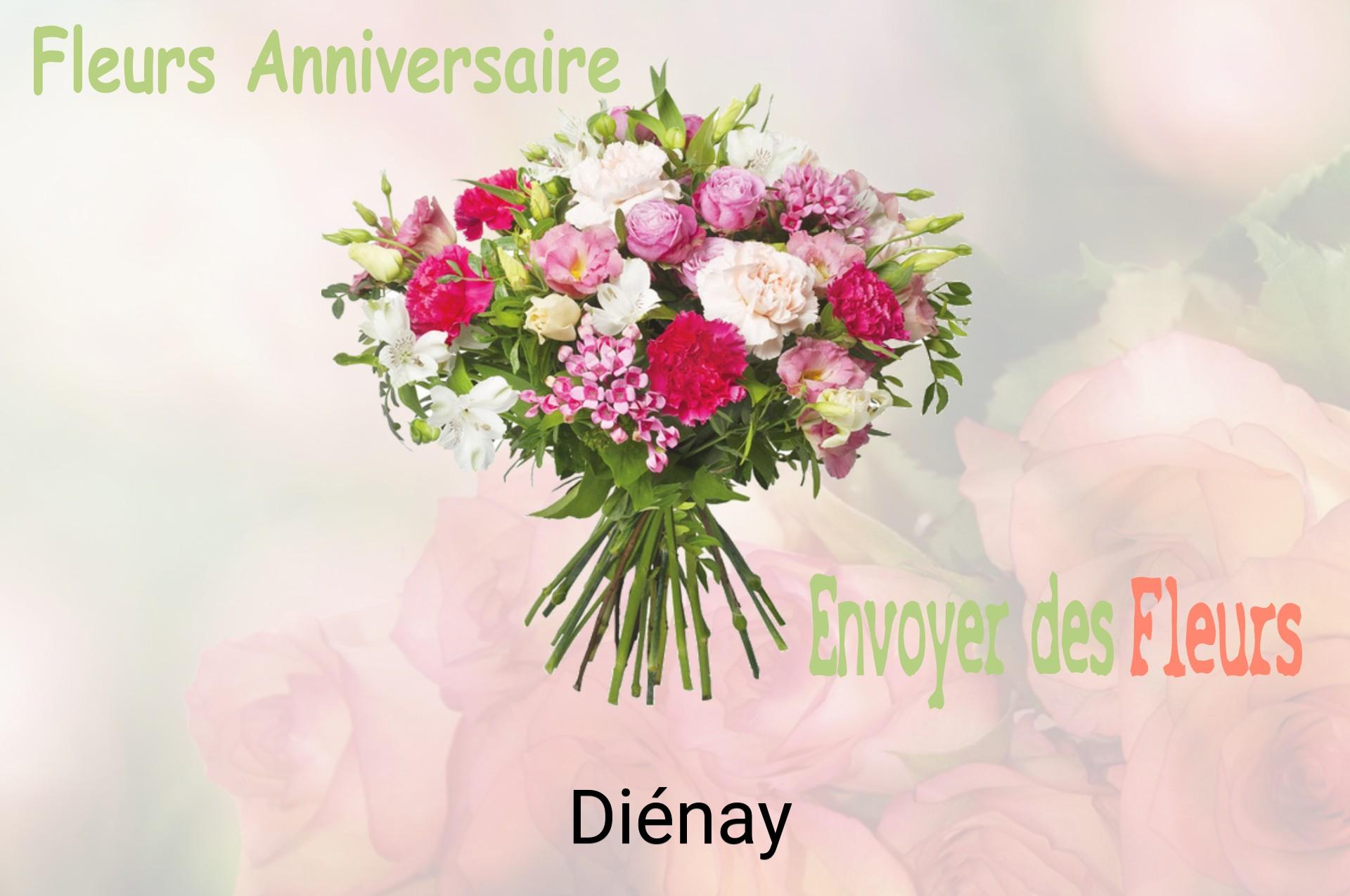 Bouquet de fleurs d’anniversaire livré à Diénay